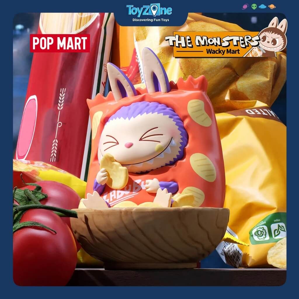 Mô hình đồ chơi Blind box Labubu The Monsters Wacky Mart ( Siêu Thị Kỳ Lạ ) Series Figures POP MART