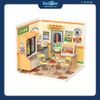 Mô hình lắp ráp nhà nhựa DIY Quầy Ẩm Thực Đêm Rolife Night Out Food Stall DW022 ROBOTIME