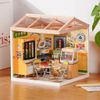 Mô hình lắp ráp nhà nhựa DIY Quầy Ẩm Thực Đêm Rolife Night Out Food Stall DW022 ROBOTIME