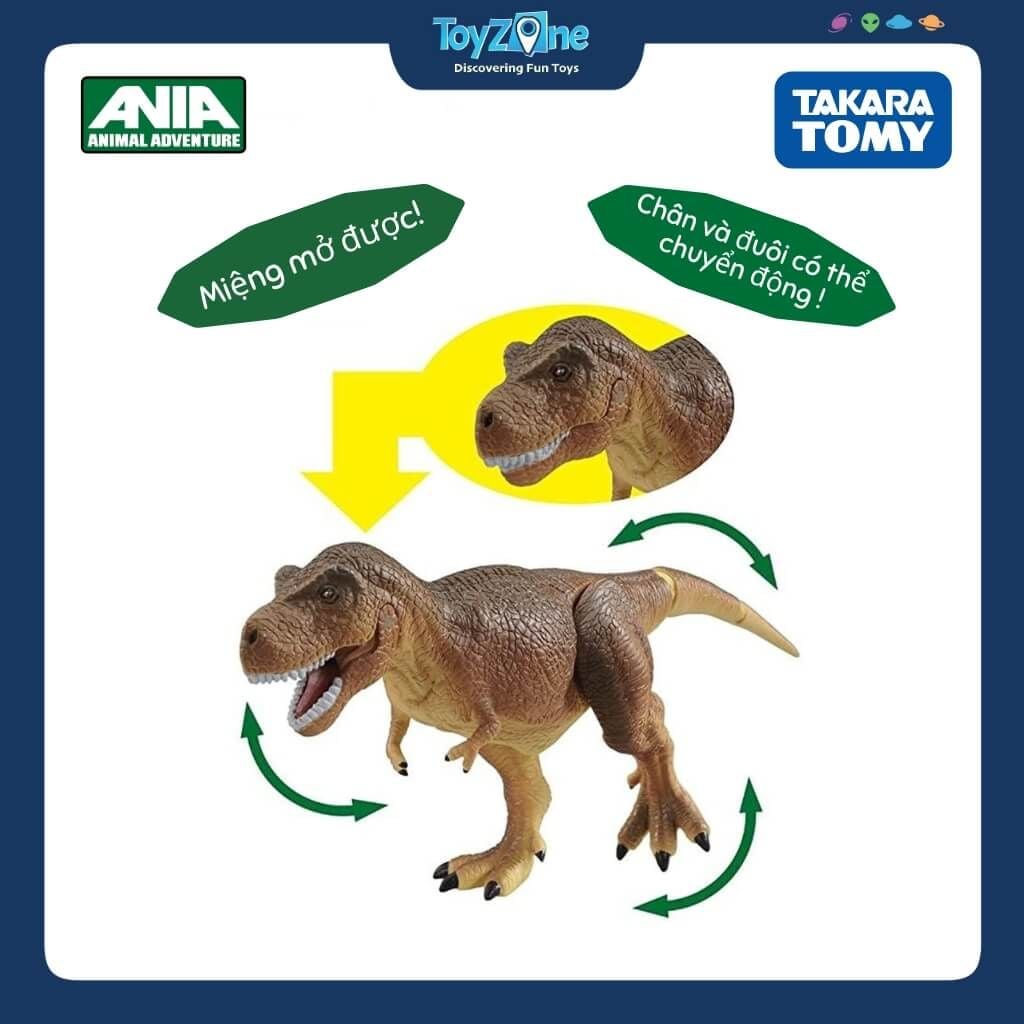 Mô hình đồ chơi Khủng Long Bạo Chúa ANIIA AL-01 Tyrannosaurs ( T-rex ) TAKARA TOMY