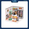 Mô hình lắp ráp nhà nhựa DIY Cửa Hàng Tiện Lợi Rolife Super Creator Energy Supply Store DW002 ROBOTIME