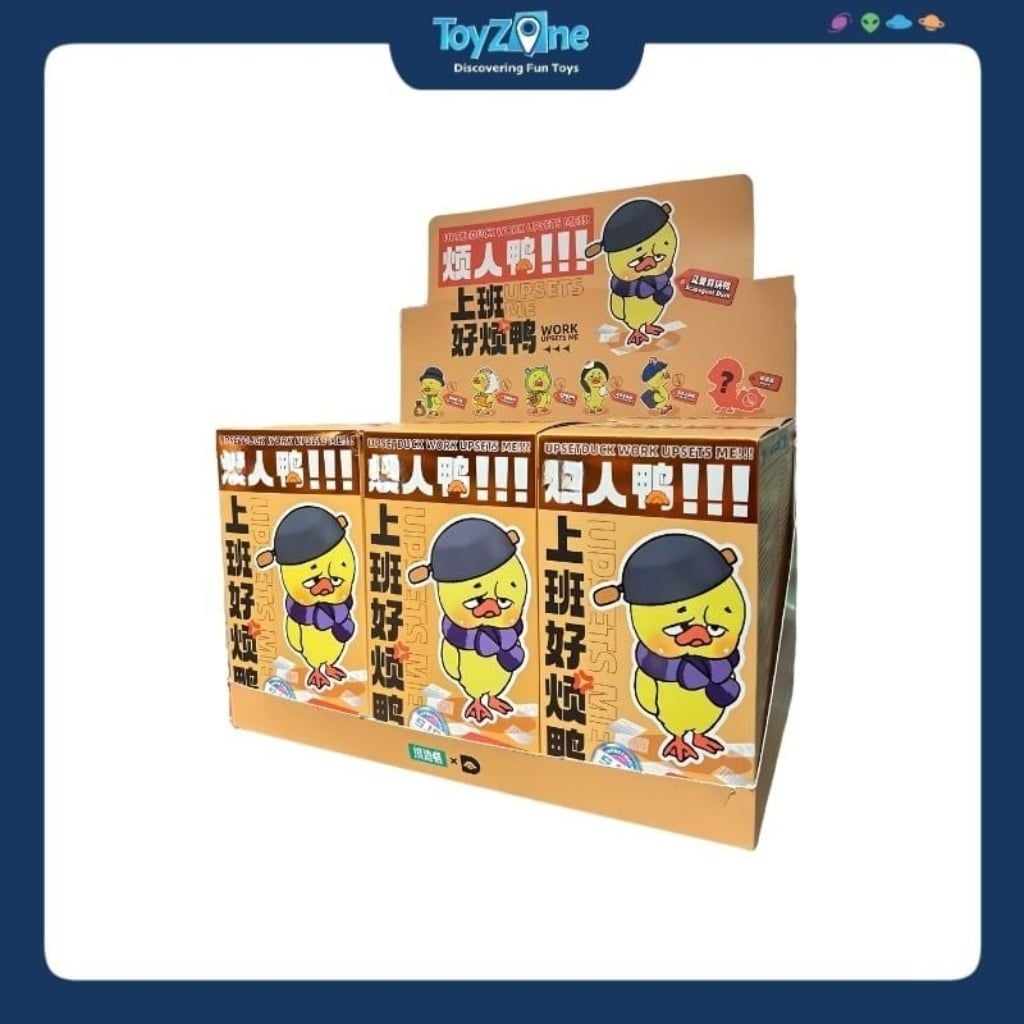 Mô hình Blind box Gấu bông Upset Duck V1 Work Upsets Me ( Công Việc Làm Tôi Bực Bội ) RONGCREATOR