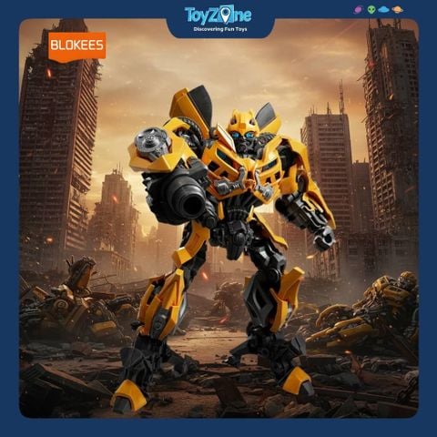 Mô hình đồ chơi lắp ráp Transformers Bumblebee Luminous Eyes And Chest Classic Class 02 BLOKEES