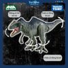 Mô hình đồ chơi Khủng Long Khổng Lồ ANIA Jurassic World Giganotosaurus ( With Battle Card ) TAKARA TOMY