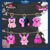 Mô hình móc khoá đồ chơi sưu tầm Fuggler Baby Pinkles Keyrings 3.5 inch ZURU TOYS