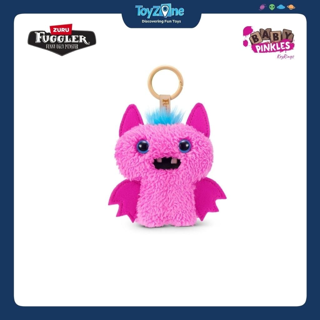 Mô hình móc khoá đồ chơi sưu tầm Fuggler Baby Pinkles Keyrings 3.5 inch ZURU TOYS