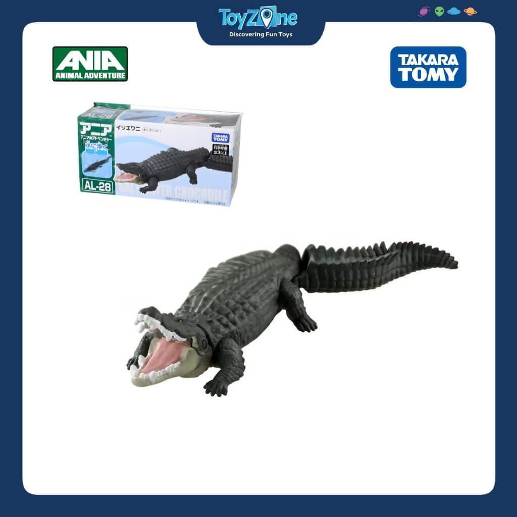 Mô hình đồ chơi Động Vật Cá Sấu ANIA AL-28 Crocodile ( Float Ver. ) TAKARA TOMY