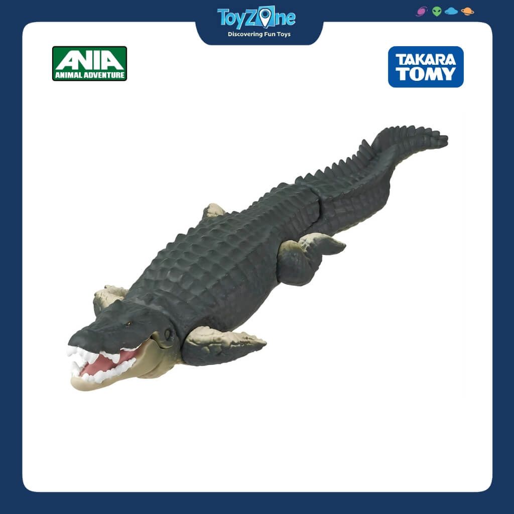 Mô hình đồ chơi Động Vật Cá Sấu ANIA AL-28 Crocodile ( Float Ver. ) TAKARA TOMY