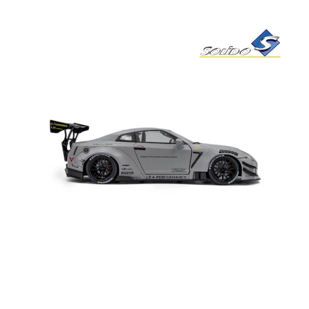 Mô hình xe Nissan GT-R ( R35 ) With Liberty Walk Body Kit Type 2.0 1:18 Solido