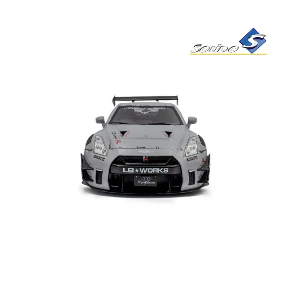 Mô hình xe Nissan GT-R ( R35 ) With Liberty Walk Body Kit Type 2.0 1:18 Solido