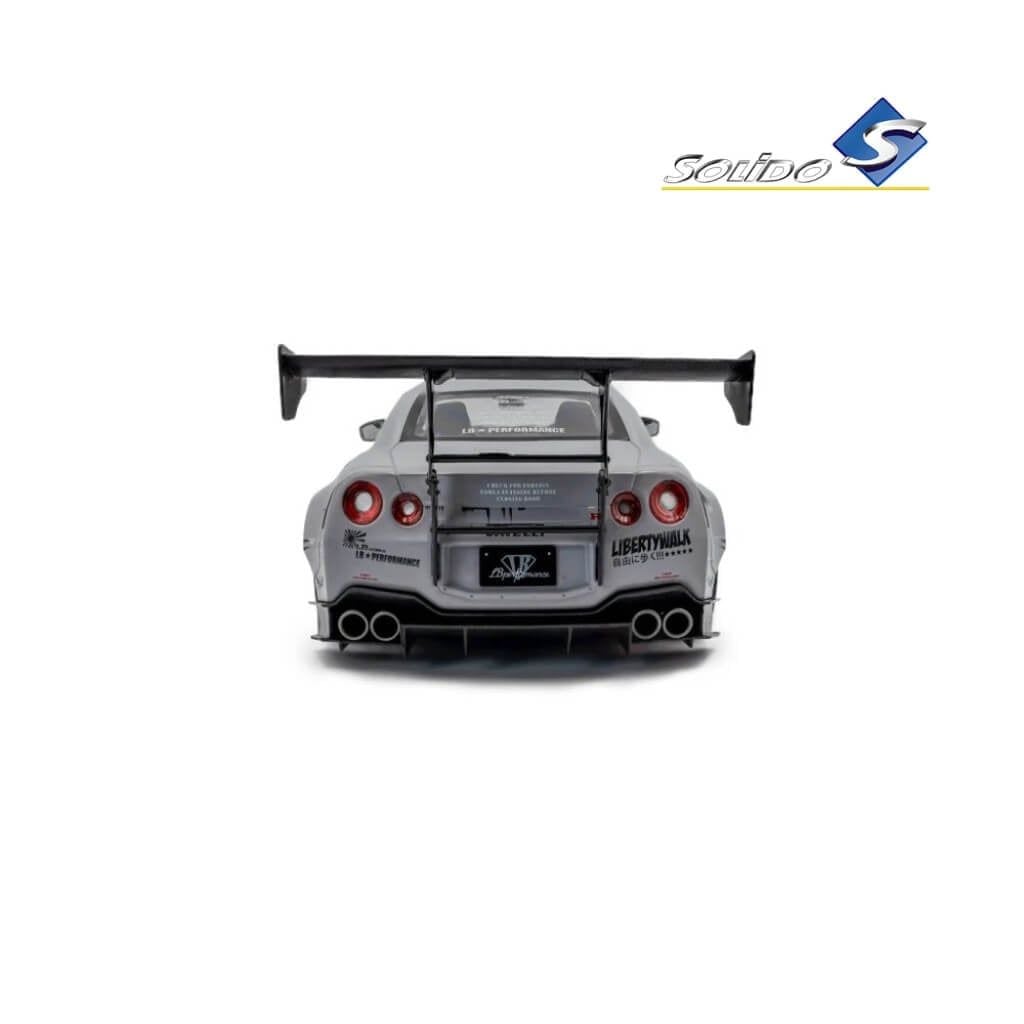 Mô hình xe Nissan GT-R ( R35 ) With Liberty Walk Body Kit Type 2.0 1:18 Solido