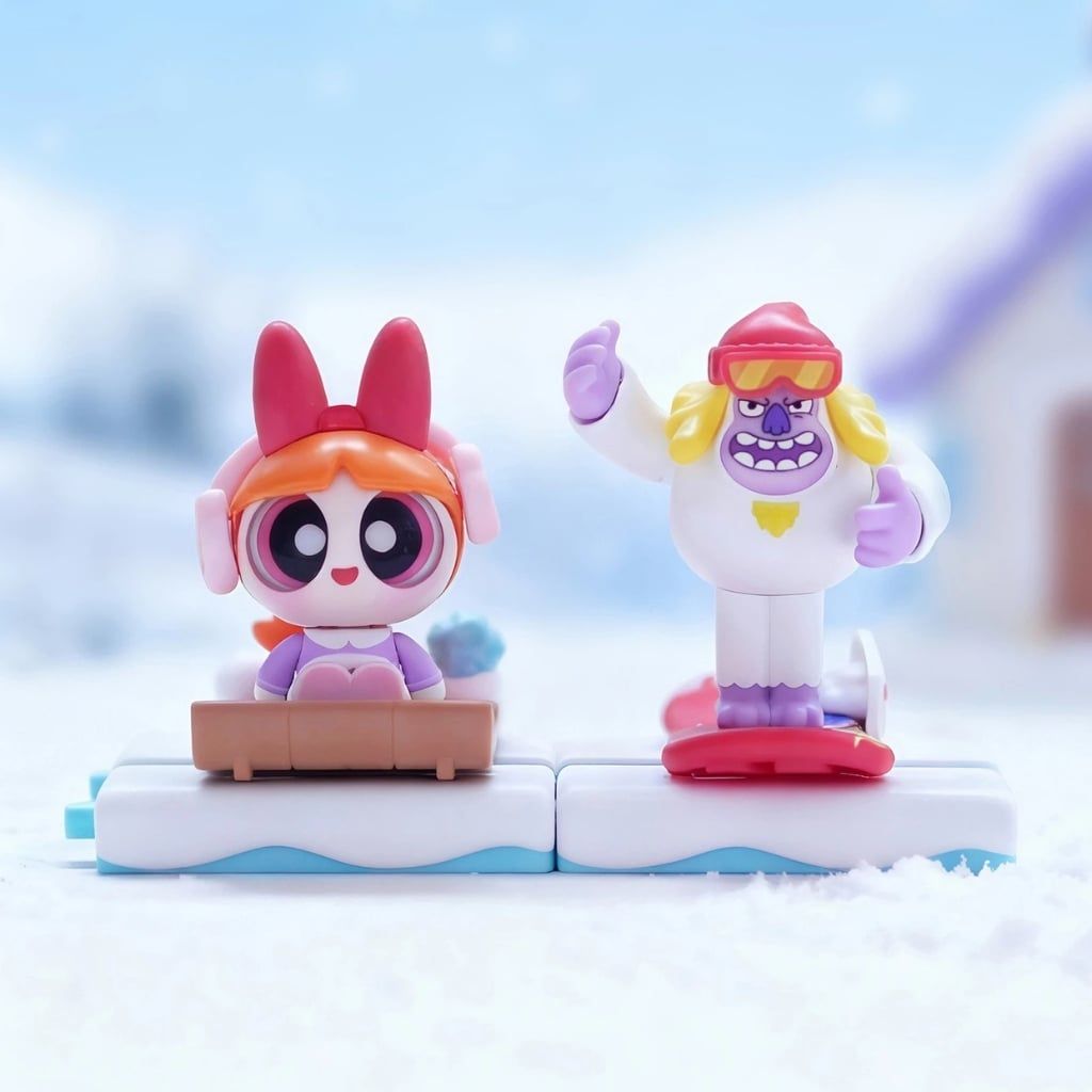 Mô hình đồ chơi Blind box The Powerpuff Girls Daadoos NEST Series 01 Operation Snow Fluffy BLOKEES