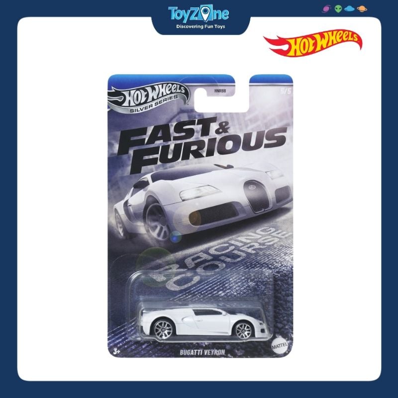 Đồ chơi mô hình xe Hot wheels Silver Series Fast And Furious Racing Course chính hãng