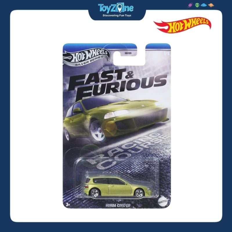 Đồ chơi mô hình xe Hot wheels Silver Series Fast And Furious Racing Course chính hãng