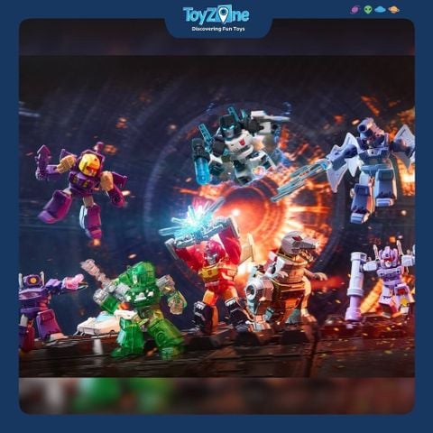 Mô hình đồ chơi lắp ráp Blind box Transformers Defender Version 04 Tyrants Fury Model Kits BLOKEES