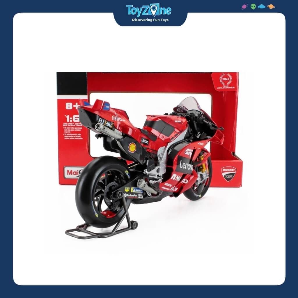 Mô hình xe mô tô GP Ducati Lenovo Team 2024 1:6 MAISTO