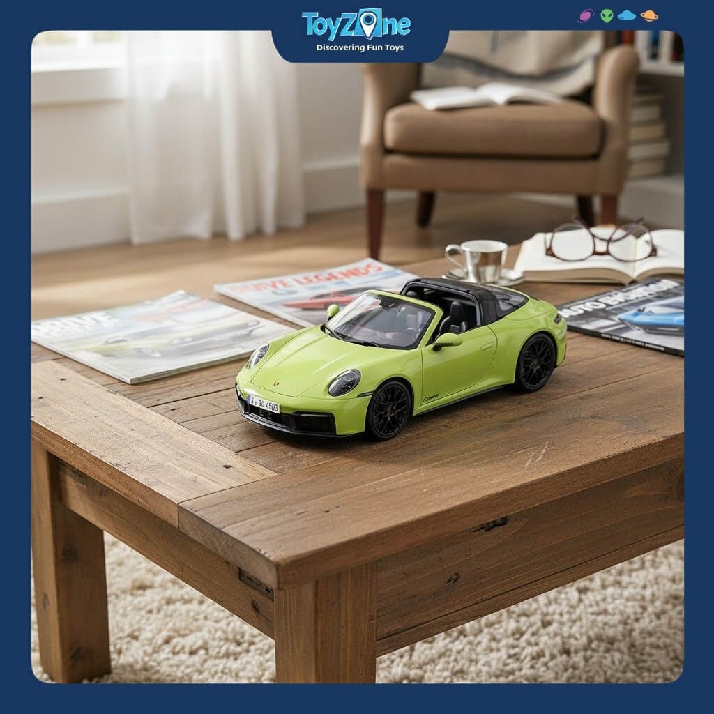 Mô hình xe Porsche 911 ( 992.2 ) Targa 4 GTS Hybrid 2025 1:18 MAISTO