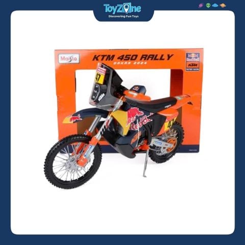 Mô hình xe Red Bull KTM 450 Rally Dakar 2024 1:6 MAISTO