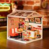 Mô hình lắp ráp nhà nhựa DIY Tiệm Hambuger Yum Yum Rolife Yum Yum Burger DW010 ROBOTIME