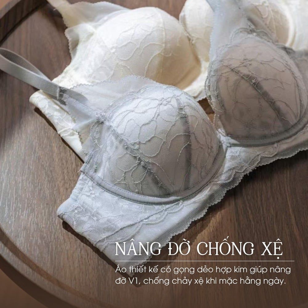 Áo lót ren không gọng mút vừa A0K11