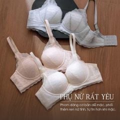 Áo lót ren không gọng mút vừa A0K11