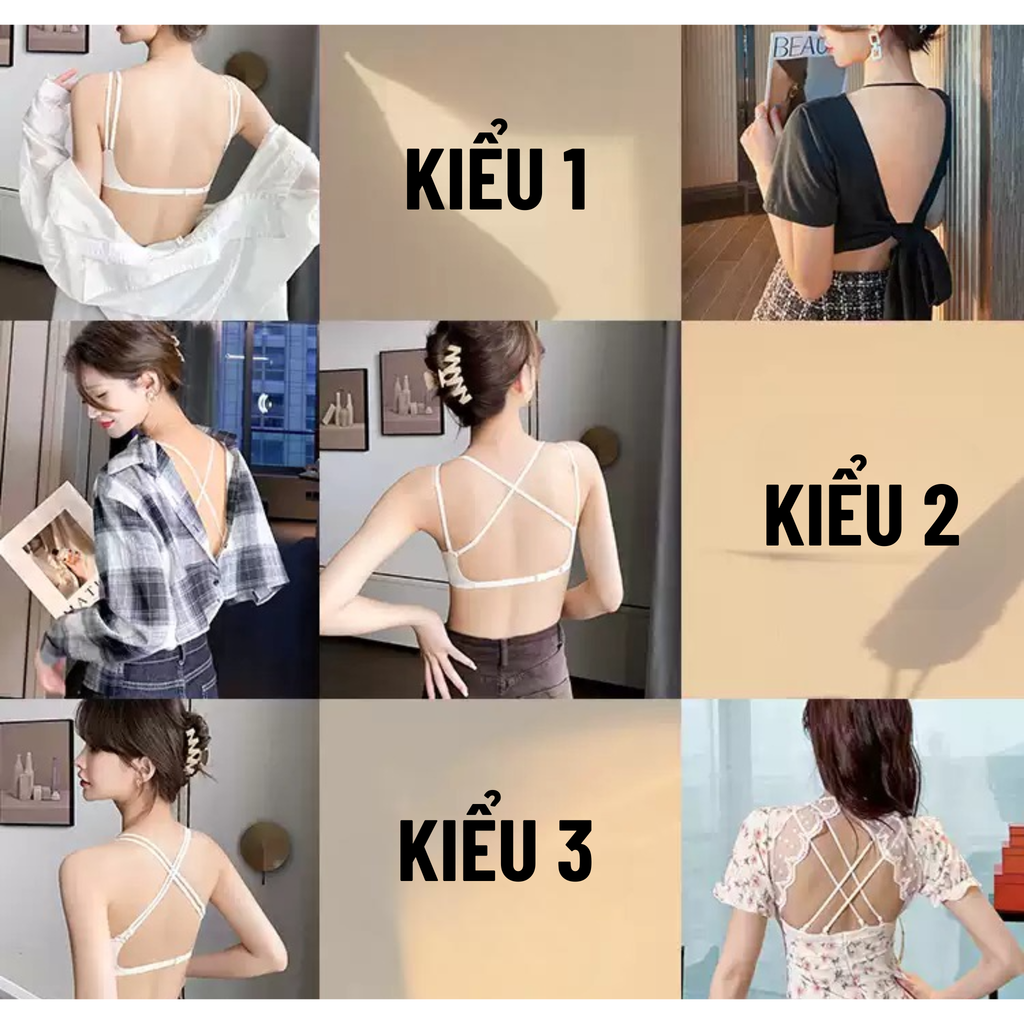 Áo lót dây đôi nâng ngực cài trước, mặc được nhiều kiểu A2049