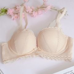 Áo lót ren hoa không gọng, mút vừa, hạn chế bẹt quả, tôn dáng A0K26