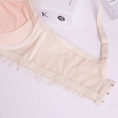 Áo lót ren hoa không gọng, mút vừa, hạn chế bẹt quả, tôn dáng A0K26