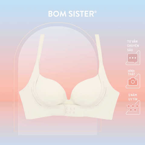 Áo lót nâng ngực cài trước, mút bàn tay nâng ngực đến 7cm A2054