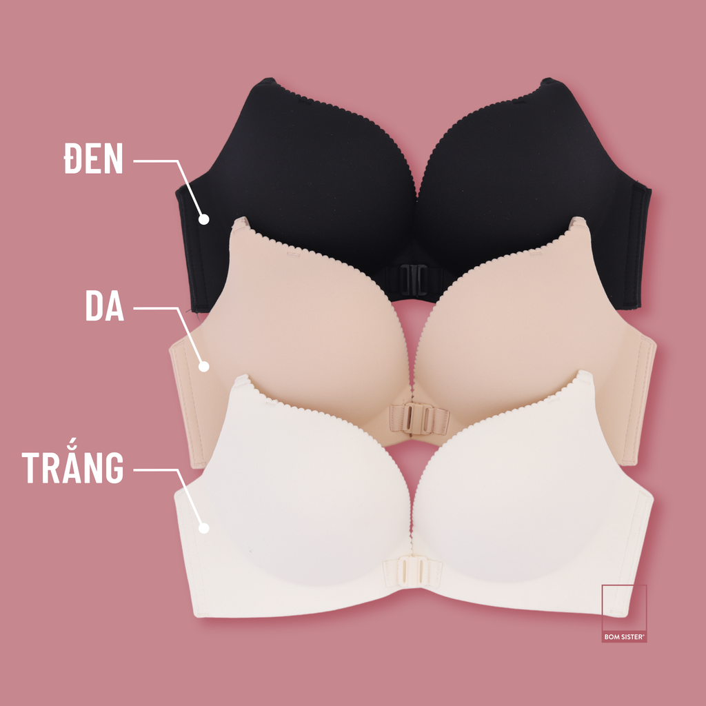 Áo lót dây đôi nâng ngực cài trước, mặc được nhiều kiểu A2049