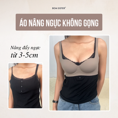 Áo lót chỉnh dáng, mặc áo dài su không gọng dây may liền BOM Sister MU2506