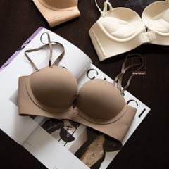 Áo lót nâng ngực mút bàn tay, cài trước, mặc được với nhiều kiểu trang phục hở A2075