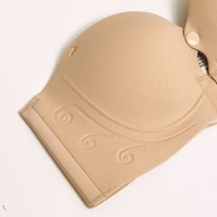 Áo lót cúp ngang không dây, áo ngực quây không gọng, mút 2cm tặng kèm dây áo BOM Sister A947