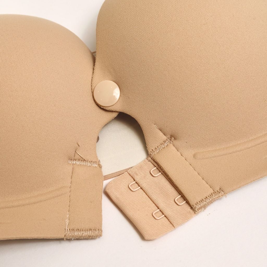 Áo lót cúp ngang không dây, áo ngực quây không gọng, mút 2cm tặng kèm dây áo BOM Sister A947