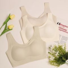 Áo lót su không gọng thoải mái, mút nâng vừa A0K12