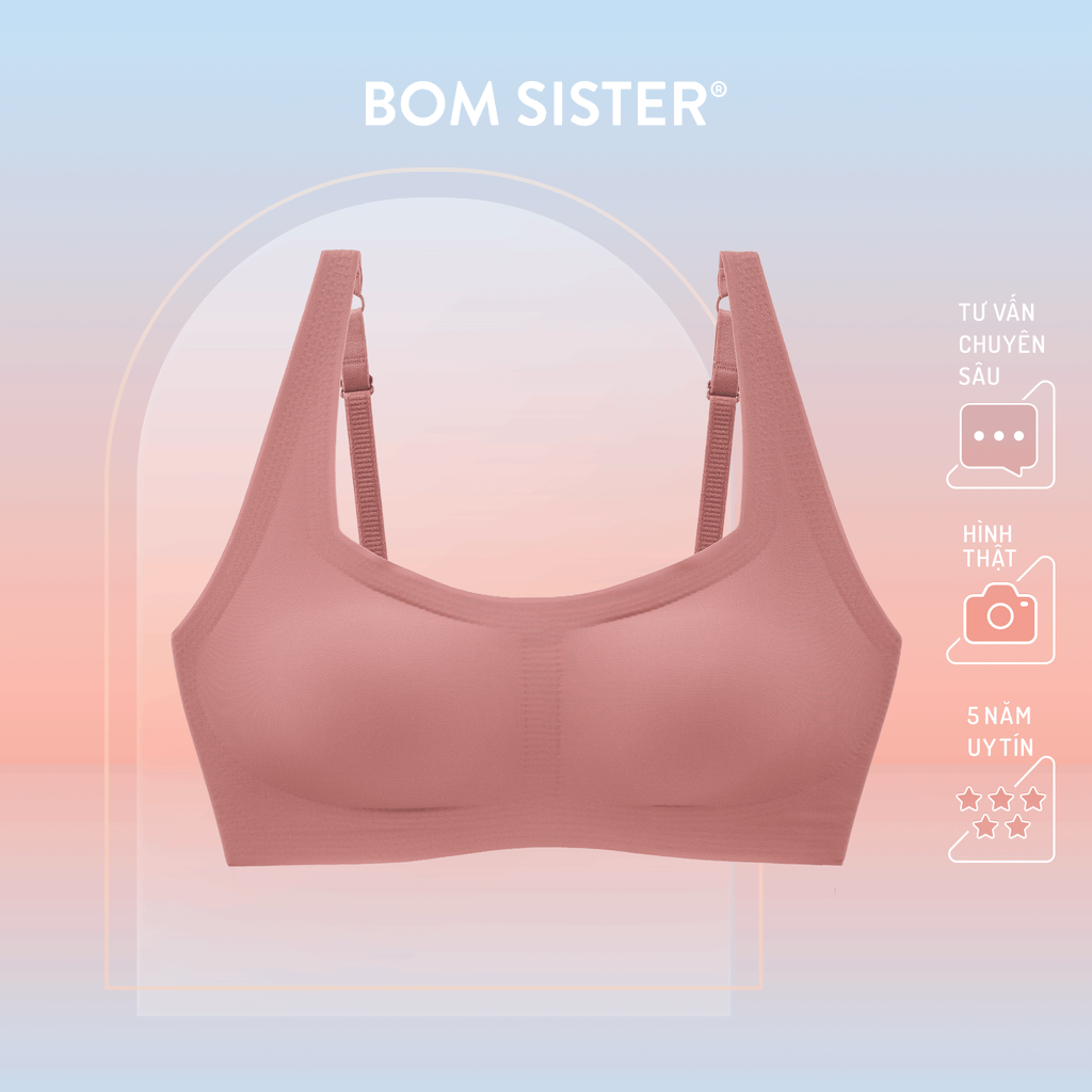 Áo ngực Munii không gọng mút mỏng rời tôn vòng 1 chất su MU0310