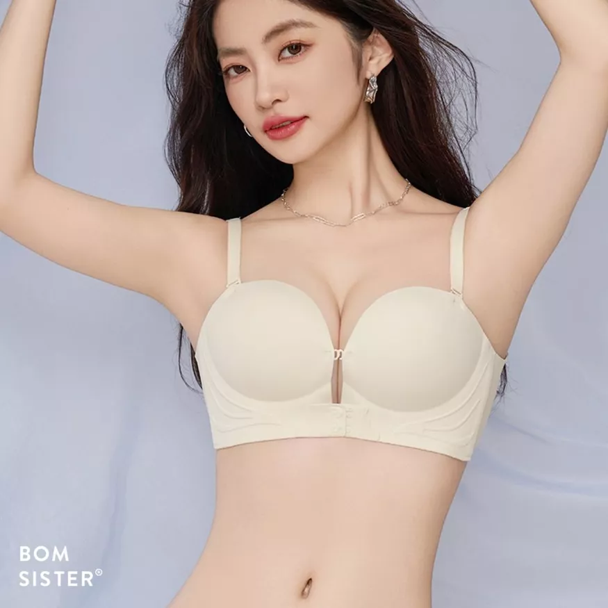 Áo lót cài trước, áo ngực không gọng, bản lưng chữ U mặc áo hở lưng, nhiều cách mặc A722