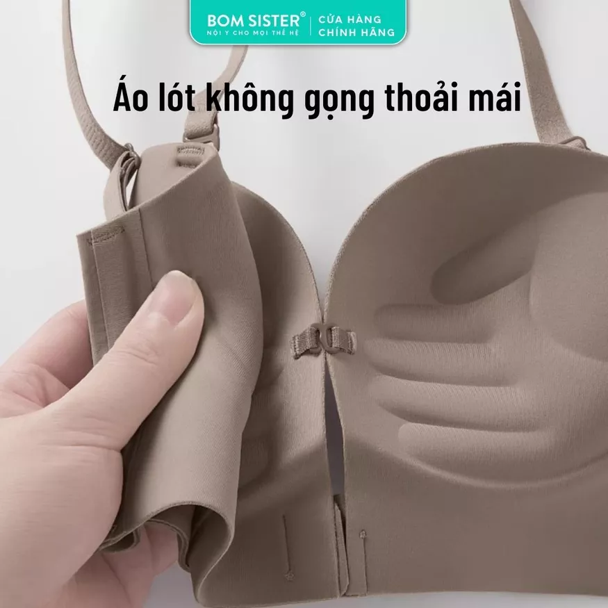 Áo lót cài trước, áo ngực không gọng, bản lưng chữ U mặc áo hở lưng, nhiều cách mặc A722