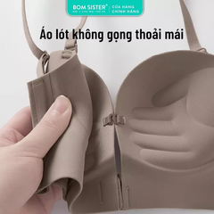 Áo lót cài trước, áo ngực không gọng, bản lưng chữ U mặc áo hở lưng, nhiều cách mặc A722