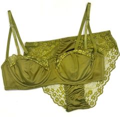 Set nội y có gọng mút mỏng ren hoa BOM SISTER A2043