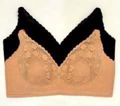 Áo lót không gọng mút mỏng phối ren BOM SISTER A2009