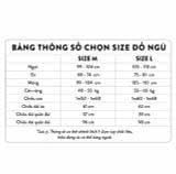 Bộ đồ ngủ nữ hai dây, quần bí đính nơ trendy N1011 - BOM Sister