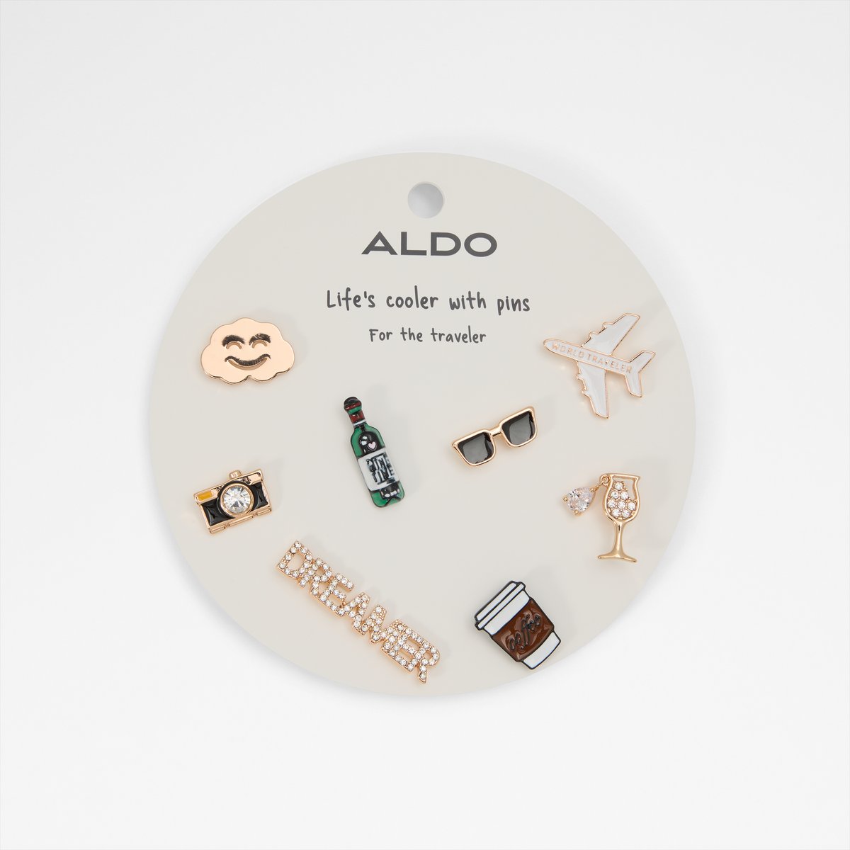 Pin cài traveler - Aldo Shoes & Accessories