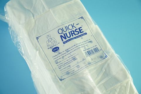  Bông gòn cắt miếng Quick Nurse y tế, bông gòn cắt SPA y tế - 50gr 