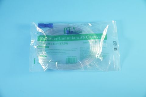  Bộ dây hút dịch phẩu thuật Yankauer PT - 2m x 1/4" (FR28) 