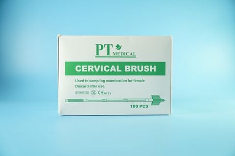  Que lấy mẫu xét nghiệm đầu chổi nhựa PT, que chổi lấy mẫu bệnh phẩm - Tùy chọn 