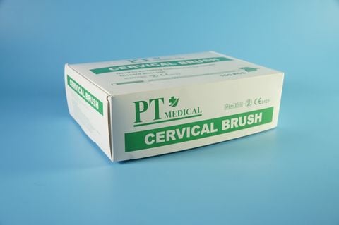  Que lấy mẫu xét nghiệm đầu chổi nhựa PT, que chổi lấy mẫu bệnh phẩm - Tùy chọn 