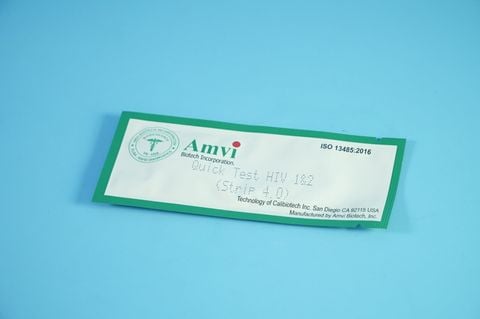 Bộ test nhanh HIV 1&2 AMVI USA, quick test nhanh HIV que thử HIV kiểm tra tại nhà - Loại VIP 