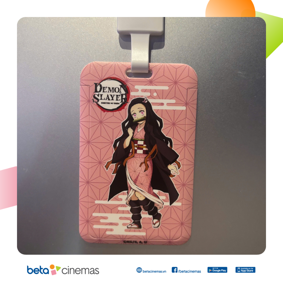  Dây đeo thẻ bảng tên sinh viên nhân vật Demon Slayer 