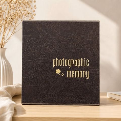  Album Ảnh 13x18 - 150 Ảnh Bìa Da Vinyl Cao Cấp - Có Hộp Bảo Vệ & Memo Ghi Chú - Nguyễn Trắc 